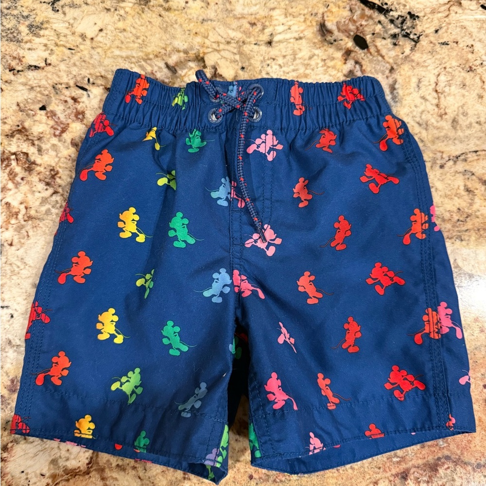 BabyGAP 2T Diney swim trunks with Multicolored Print